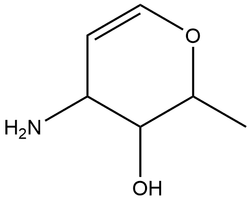 D-ribo-Hex-5-enitol, 4-amino-2,6-anhydro-1,4,5-trideoxy- (9CI) Structure