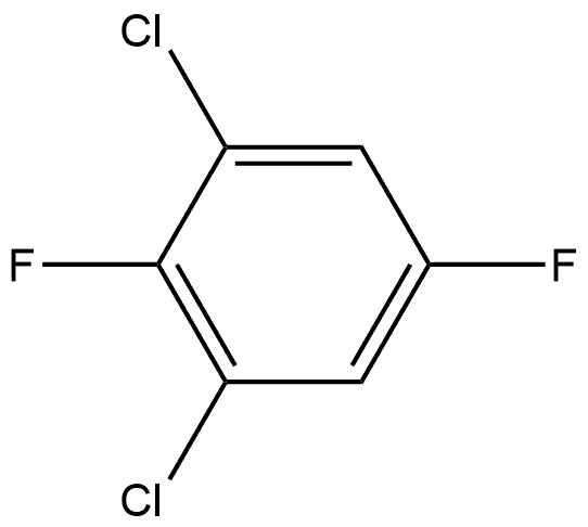 1,3-Dichloro-2,5-difluorobenzene Structure