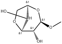 .beta.-D-Galactopyranoside, methyl 3,6-anhydro- Structure