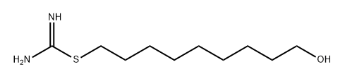 9-Hydroxynonyl carbamimidothioate Structure