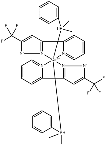 Os(fppz)2(PPhMe2)2,OsMiuM(II)비스(3-트리플루오로메틸-5-(2-pyr) 구조식 이미지