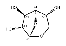 .beta.-D-Glucofuranose, 1,6-anhydro- Structure