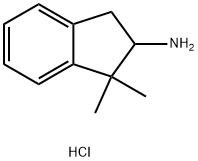 1,1-Dimethyl-2,3-Dihydro-1H-Inden-2-Amine hydrochloride Structure
