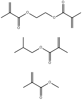 Polymer of isobutyl methacrylate,glycol dimethacrylate and methyl methacrylate Structure