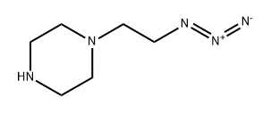 Piperazine, 1-(2-azidoethyl)- Structure