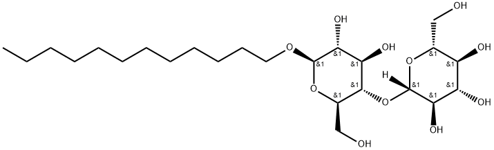 DODECYL BETA-D-CELLOBIOSIDE 구조식 이미지