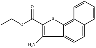 Ethyl 3-aminonaphtho[1,2-b]thiophene-2-carboxylate Structure