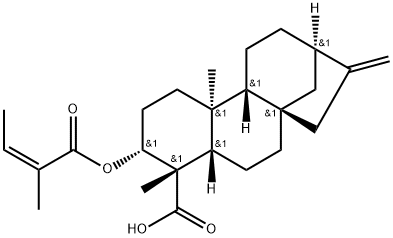 ent-3β-Angeloyloxykaur-16-en-19-oic acid 구조식 이미지