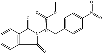 2H-Isoindole-2-acetic acid, 1,3-dihydro-α-[(4-nitrophenyl)methyl]-1,3-dioxo-, methyl ester, (S)- (9CI) Structure