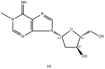 2'-DEOXY-1-메틸-아데노신수소화물 구조식 이미지