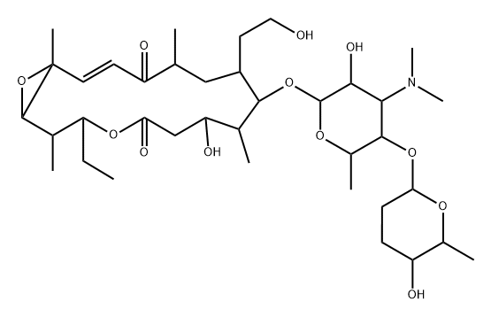 Cirramycin A1, 20-deoxo-20-hydroxy-4'-O-(tetrahydro-5-hydroxy-6-methyl-2H-pyran-2-yl)- (9CI) Structure