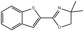 2-Benzo[b]thien-2-yl-4,5-dihydro-4,4-dimethyloxazole Structure