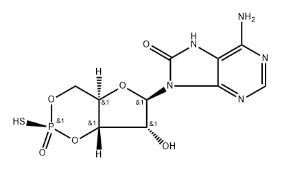 Sp-8-OH-cAMPS Structure