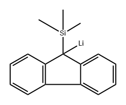 Lithium, [9-(trimethylsilyl)-9H-fluoren-9-yl]- Structure