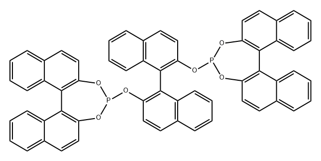 Dinaphtho[2,1-d:1',2'-f][1,3,2]dioxaphosphepin, 4,4'-[(1R)-[1,1'-binaphthalene]-2,2'-diylbis(oxy)]bis-, (11bS,11'bS)- Structure
