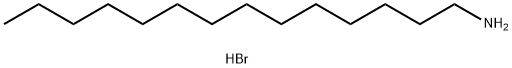 1-Tetradecanamine, hydrobromide (1:1) Structure