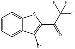 1-(3-Bromobenzo[b]thiophen-2-yl)-2,2,2-trifluoroethanone Structure