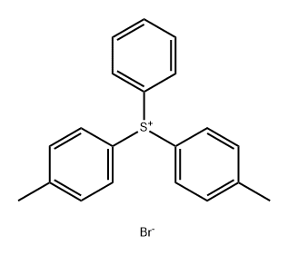 phenyldi-p-tolylsulfonium bromide 구조식 이미지