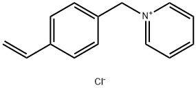 1-[(4-ethenylphenyl)methyl] pyridinium chloride (1:1) 구조식 이미지