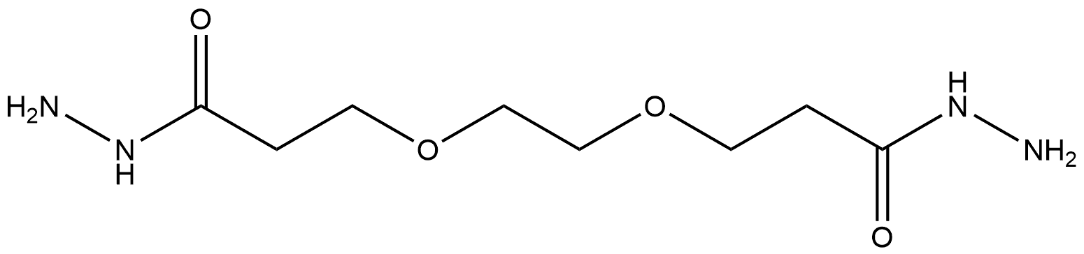 Propanoic acid, 3,3'-[1,2-ethanediylbis(oxy)]bis-, dihydrazide (9CI) Structure