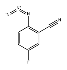 2-azido-5-fluorobenzonitrile Structure