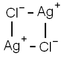 Silver, di-μ-chlorodi- Structure