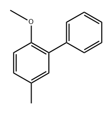 2-Methoxy-5-methylbiphenyl Structure