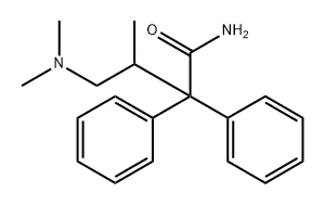 Benzeneacetamide, α-[2-(dimethylamino)-1-methylethyl]-α-phenyl- Structure