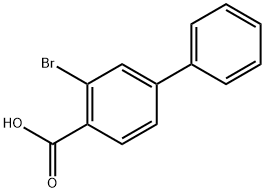 3-Bromo-[1,1'-biphenyl]-4-carboxylic acid Structure