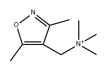 4-Isoxazolemethanaminium,N,N,N,3,5-pentamethyl-(9CI) Structure