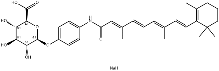 펜레티나이드글루쿠로나이드모노나트륨염 구조식 이미지