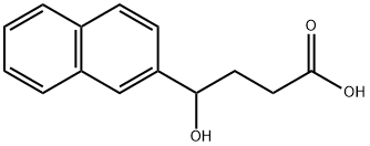 2-Naphthalenebutanoic acid, γ-hydroxy- Structure