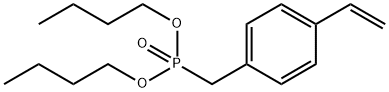 (4-ethenylphenyl)methyl] phosphonic acid?dibutyl ester 구조식 이미지