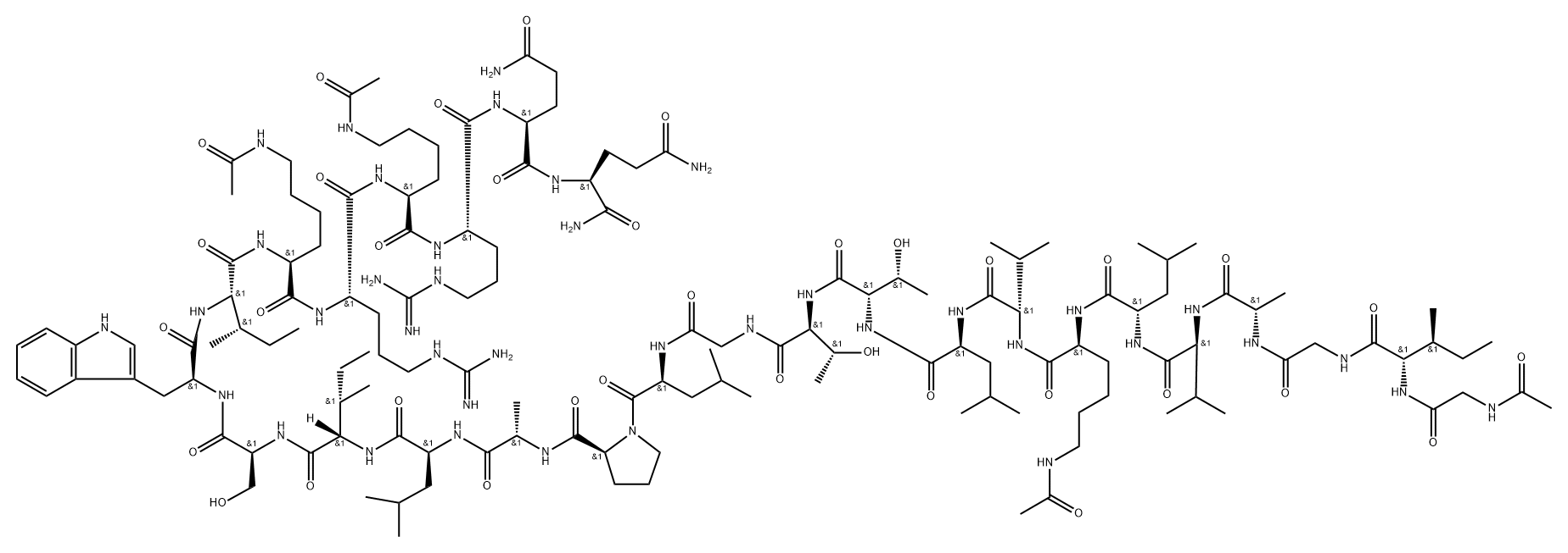 tetraacetylmelitten Structure