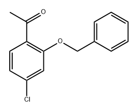 1-(2-(Benzyloxy)-4-chlorophenyl)ethanone Structure