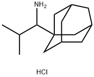 1-(adamantan-1-yl)-2-methylpropan-1-amine hydrochloride 구조식 이미지