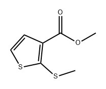 Methyl 2-(methylthio)thiophene-3-carboxylate Structure