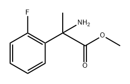 Methyl 2-amino-2-(2-fluorophenyl)propanoate Structure