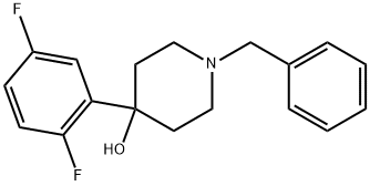 4-(2,5-Difluorophenyl)-1-(phenylmethyl)-4-piperidinol Structure