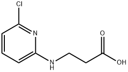 β-Alanine, N-(6-chloro-2-pyridinyl)- Structure