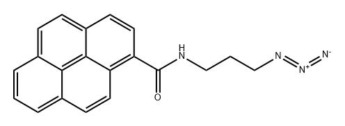 N-(3-azidopropyl)pyrene-1-carboxamide Structure