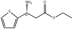 2-Thiophenepropanoic acid, β-amino-, ethyl ester, (βR)- 구조식 이미지