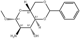 β-D-Glucopyranoside, methyl 2-amino-2-deoxy-4,6-O-(phenylmethylene)- Structure