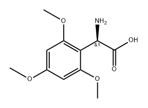 (R)-2-Amino-2-(2,4,6-trimethoxyphenyl)acetic?acid Structure