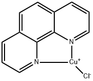 Chloro(1,10-phenanthroline)copper(I) 구조식 이미지