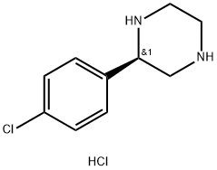 Piperazine, 2-(4-chlorophenyl)-, hydrochloride (1:2), (2R)- Structure