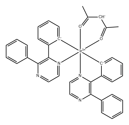 Ir(DPP)2(acac) Structure