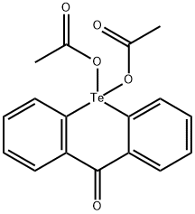 9H-Telluroxanthen-9-one, 10,10-bis(acetyloxy)-10,10-dihydro- (9CI) Structure