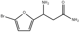 2-Furanpropanamide, β-amino-5-bromo- 구조식 이미지