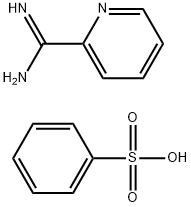 Pyridin-2-carboximidamide benzenesulfonate Structure